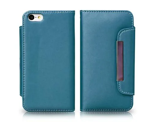 Wallet Series iPhone 5C Flip Leather Case - Green