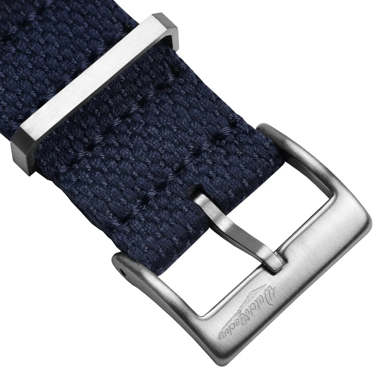 WatchGecko Braemore Military Canvas Watch Strap - Marine Blue