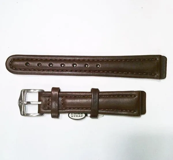 Wenger 16mm Brown Leather Watch Band