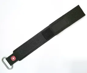 Wenger 18mm Black Nylon Watch Band