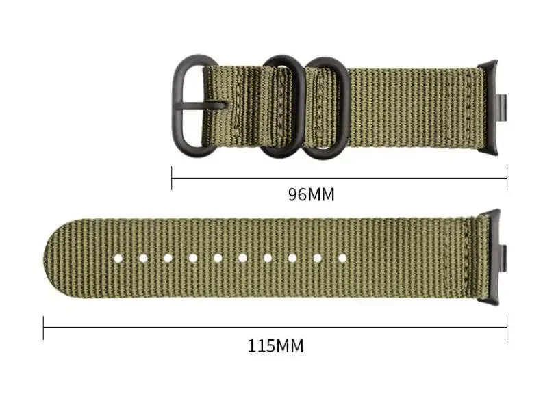 Woven Nylon Strap For Xiaomi Smart Band 8 Pro - Beige