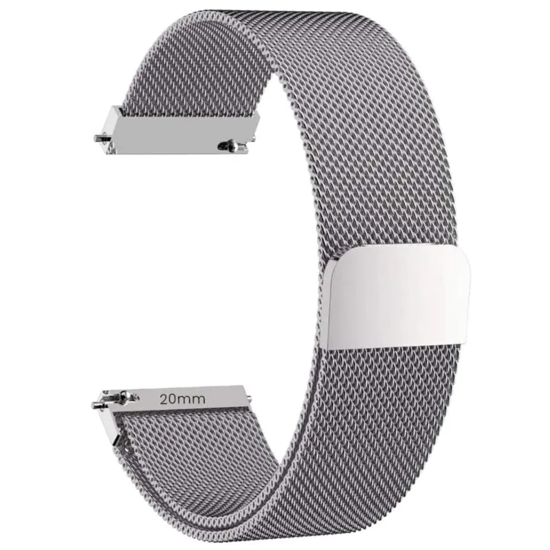 Xtreme Xccessories 20mm Replacement Milanese Watch Strap Garmin Forerunner 245, 645, Vivoactive 3, Vivomove, Venu