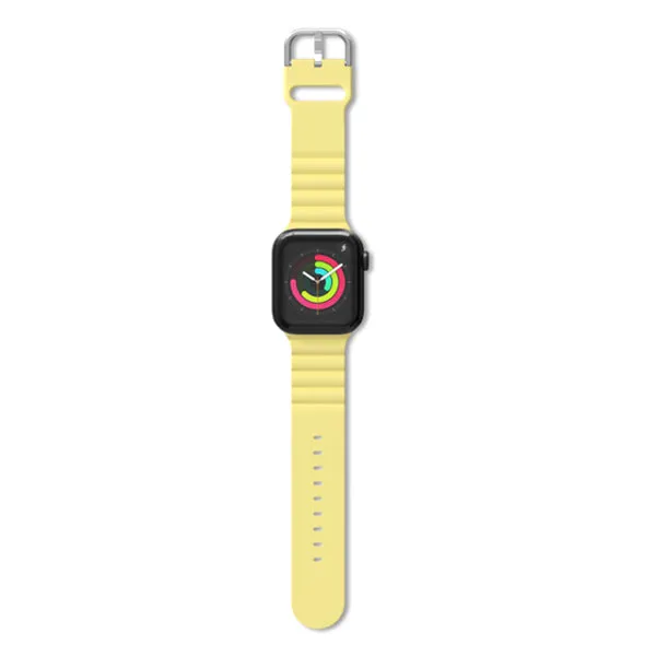 Yellow Silicone Apple Watch Band 黃色矽膠 Apple 錶帶