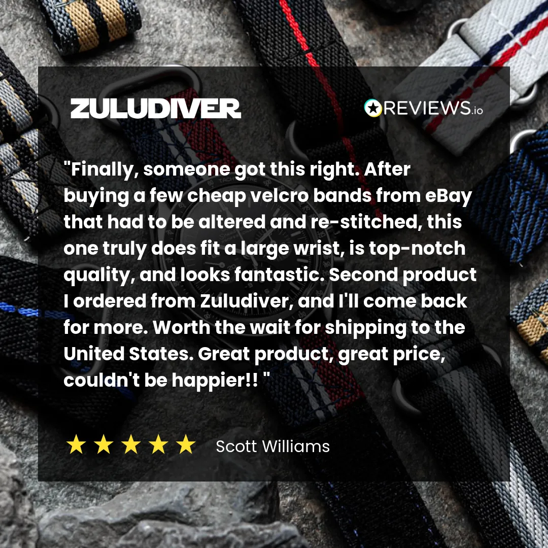 ZULUDIVER LUNAR Watch Strap - Solaris