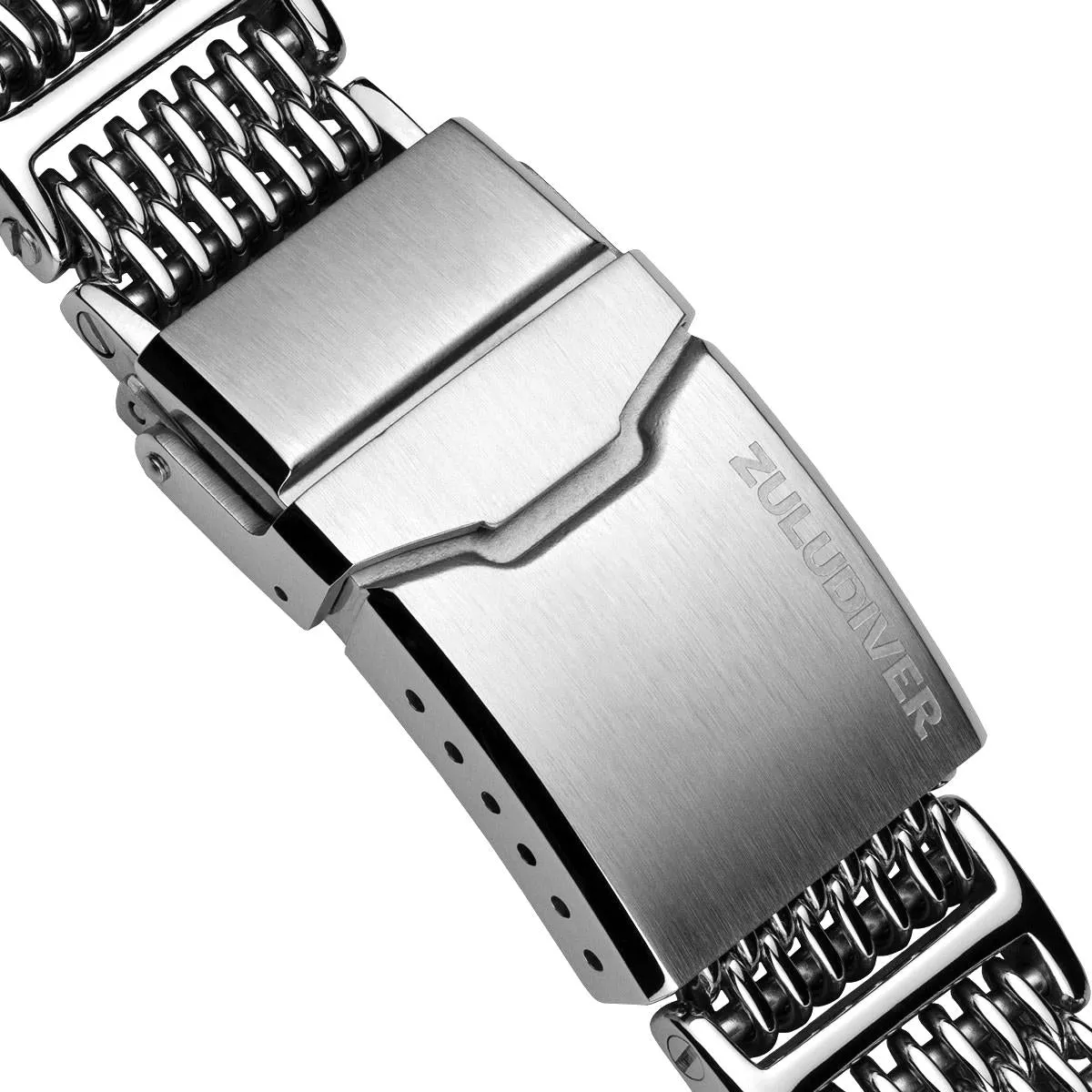 ZULUDIVER Shark Mesh Stainless Steel 20mm